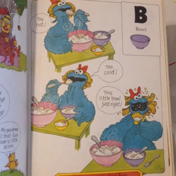 Vintage Sesame Street Storybook Alphabet Book 1980 - Picture 3 of 13